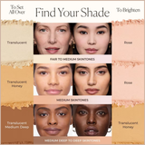 Translucent Loose Setting Powder – 24HR Shine Control, Soft Matte Finish & No Flashback - Translucent Honey