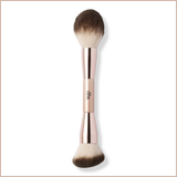 Duo Brush Face for Cream + Powder – Dual-Ended Complexion Brush for Blending, Building & Setting