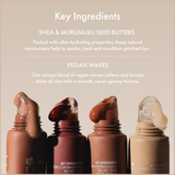 Tinted Lip Butter Balm – Hydrating Vegan Lip Balm for Moisture & Shine – Hot Cocoa