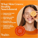 TruSkin Vitamin C Face Serum with Hyaluronic Acid & Vitamin E – Brightening & Anti-Aging