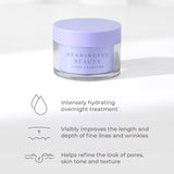 Meaningful Beauty Age Recovery Night Crème with Retinol – Overnight Anti-Aging Moisturizer with Melon Extract & Hexapeptide-9