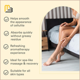 Firming Body Massage Oil with Collagen & Stem Cell – Hydrating Body Oil for Legs & Full Body – 8 fl oz