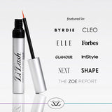LiLash Purified Eyelash Serum – Vegan Lash Enhancer for Longer, Fuller & Thicker-Looking Lashes – 2ml / 90-Day Supply