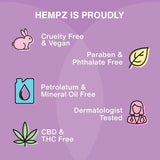 Hempz Star Dust Body Lotion – Iridescent Glow Shimmer Moisturizer with Passionfruit & Wild Orchid – 17 oz
