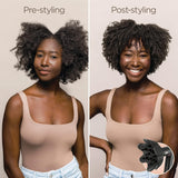 FlexStyle Hair Styling System – Portable Hair Dryer, Curler, Volumizer & Blow Dryer Brush with 6 Styling Tools – Black / HD440BK