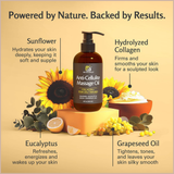 Anti-Cellulite Firming Massage Oil with Collagen & Stem Cells for Smoother Skin & Hydration