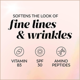 Hydrating Anti-Aging Face Moisturizer with SPF 30, Niacinamide & Peptides for Firming & Wrinkle Care
