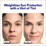 Tinted Mineral Sunscreen SPF 30 for Invisible UV Protection
